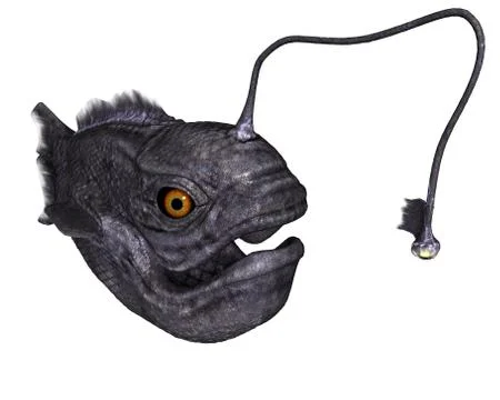 Creature from the deep ocean Stock Illustration