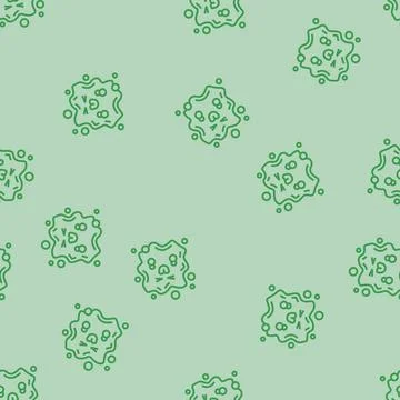 Creature monster cute line seamless pattern イラスト素材
