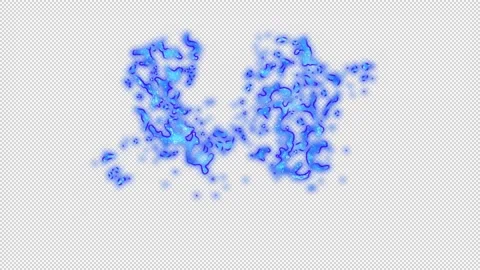 Creature Particle Flocking Storm Electro 01 4K Animation with Alpha Stock Footage 208887898