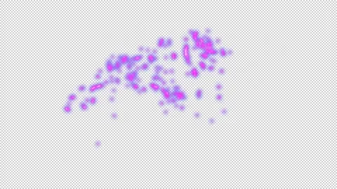 Creature Particle Flocking Storm Electro 02 4K Animation with Alpha Stock Footage 208887908