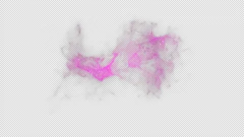 Creature Particle Flocking Storm Electro 09 4K Animation with Alpha Stock Footage 208888295