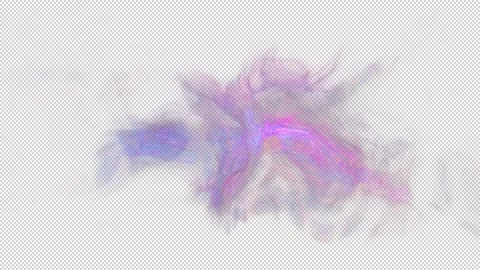 Creature Particle Flocking Storm Electro 12 4K Animation with Alpha Stock Footage 208888352