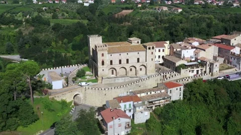 Crecchio castle 3 Video stock 138767890