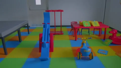 Creche Setup interior Video stock 263527959