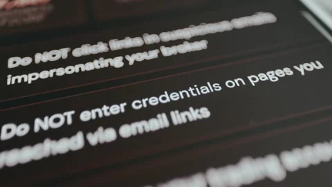 Credential Safety Advice Macro Close Up Stock Footage 330654324