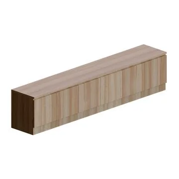 Credenza 3D Design Element Illustrazione stock