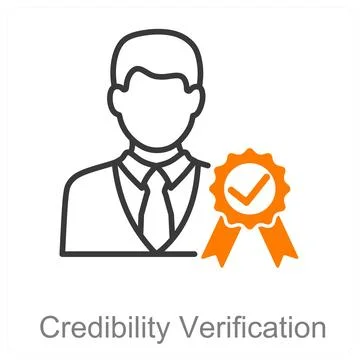 Credibility Verification Stock Illustration