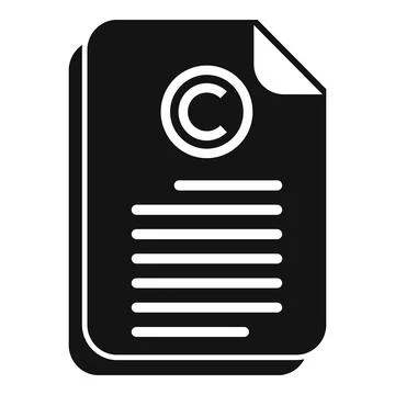 Credible document icon simple vector. Customer trust Stock Illustration