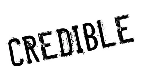 Credible rubber stamp Stock Illustration
