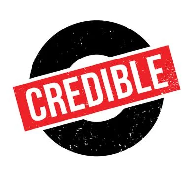 Credible rubber stamp Stock Illustration