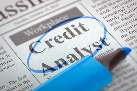 Credit Analyst Join Our Team Stock Illustration