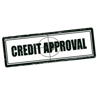 Credit approval Stock Illustration