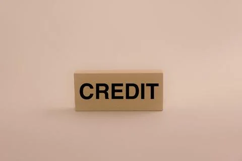 Credit Building Block Stock Photos
