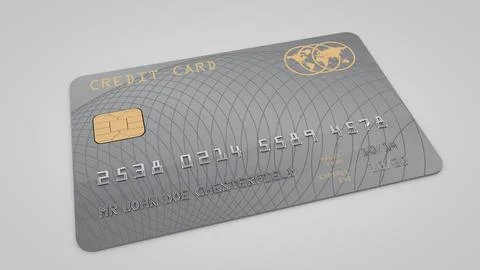 Credit Card 3D Model