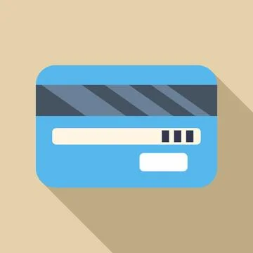 Credit card back with signature panel and security code イラスト素材