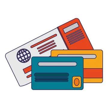 Credit card with backside イラスト素材