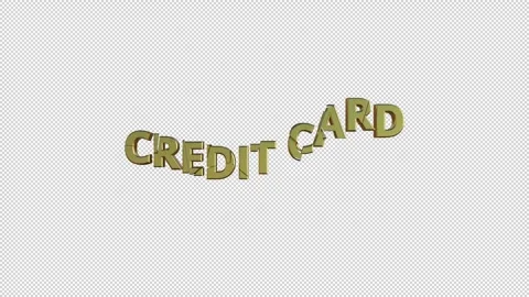 CREDIT CARD Stock Footage 307980763
