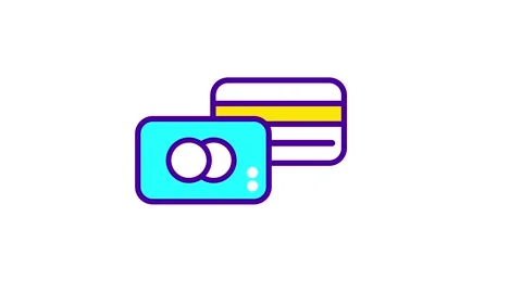 Credit Card Icon Stock Footage 335638020