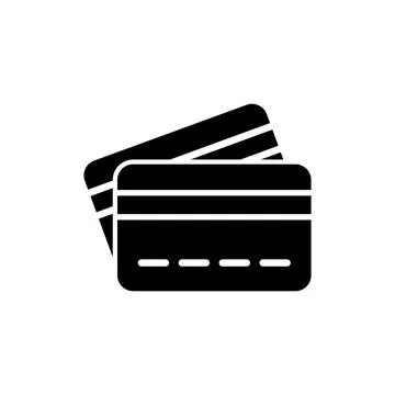Credit card icon vector. Credit card payment sign and symbol Stock Illustration