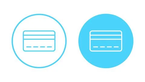 Credit card icon vector. Credit card payment sign and symbol Stock Illustration