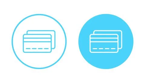 Credit card icon vector. Credit card payment sign and symbol Stock Illustration