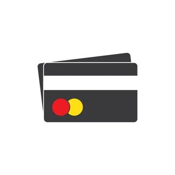 Credit card icon vector Stock Illustration