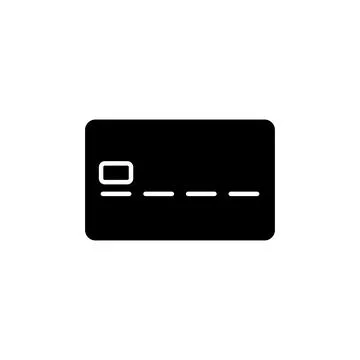 Credit card icon vector. payment icon. debit payment icon Stock Illustration