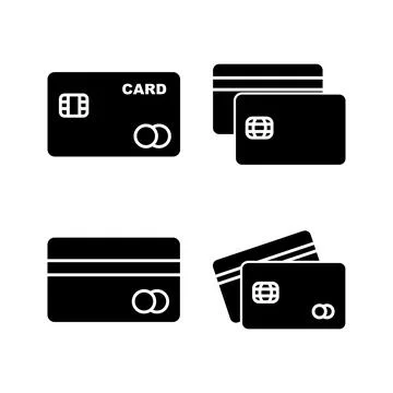 Credit card icon vector. payment icon. debit payment icon Stock Illustration