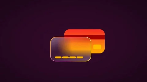 Credit Card Icons Stock Footage 336063213