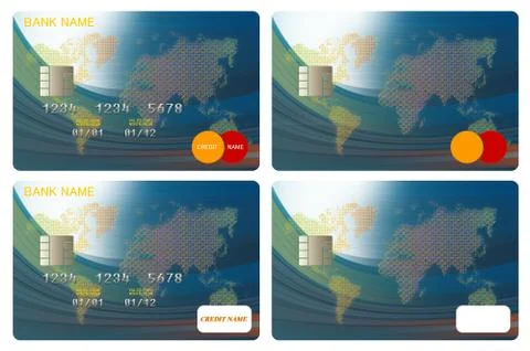 Credit Card Stock Illustration