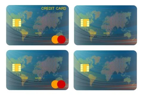 Credit Card Stock Illustration