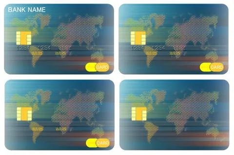 Credit Card Stock Illustration