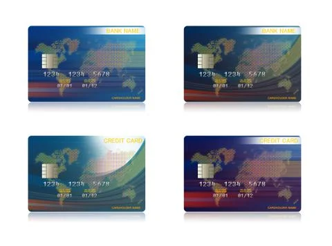 Credit Card Stock Illustration