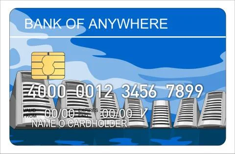 Credit card Stock Illustration