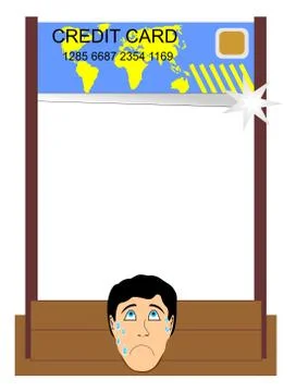 Credit card Illustrazione stock