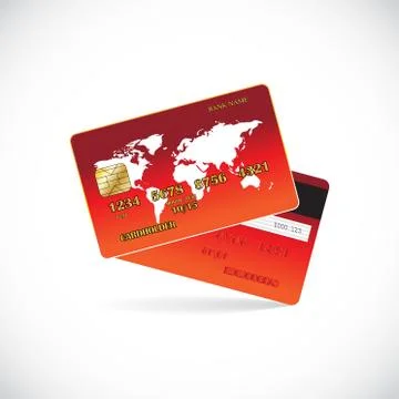 Credit card Illustrazione stock