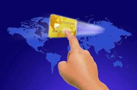 Credit card Illustrazione stock