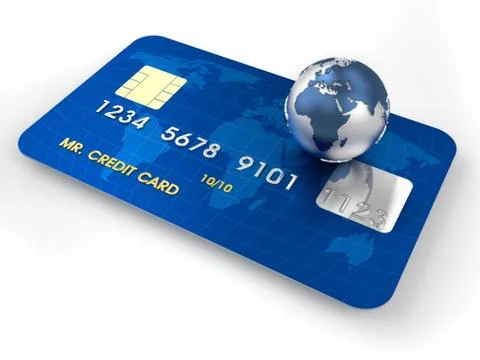 Credit card Illustrazione stock