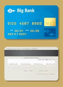 Credit card Stock Illustration