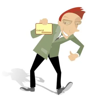 Credit card Stock Illustration