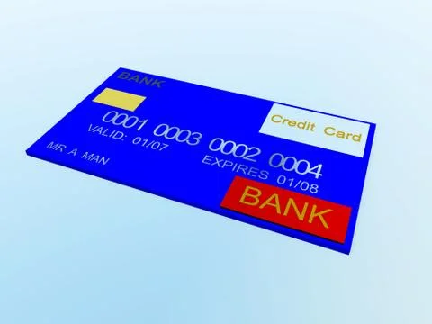 Credit Card Stock Illustration