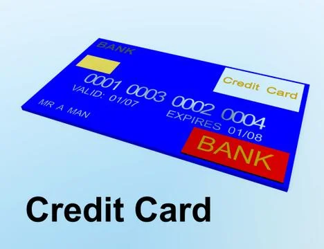 Credit Card Stock Illustration