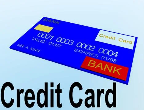 Credit Card Stock Illustration