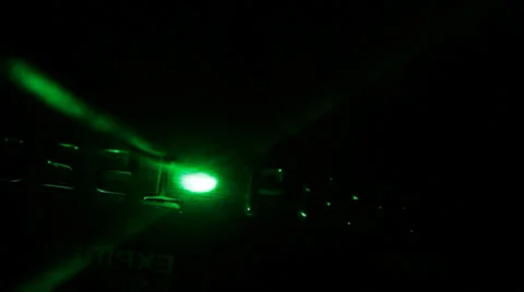 Credit card with laser loop Stock Footage 39232957