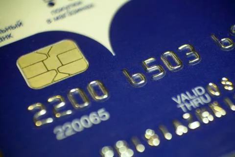Credit Card Macro Stock Photos