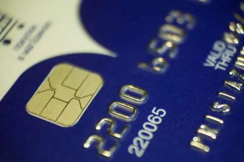Credit Card Macro Stock Photos