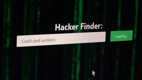 Credit card number Hacking Stock Footage 71804229
