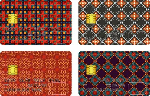 Credit card pack Stock Illustration
