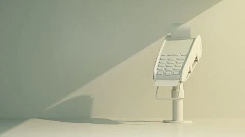 Credit card payment device in solid color Stock Illustration