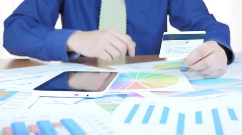 Credit Card Payment Stock Footage 64052182